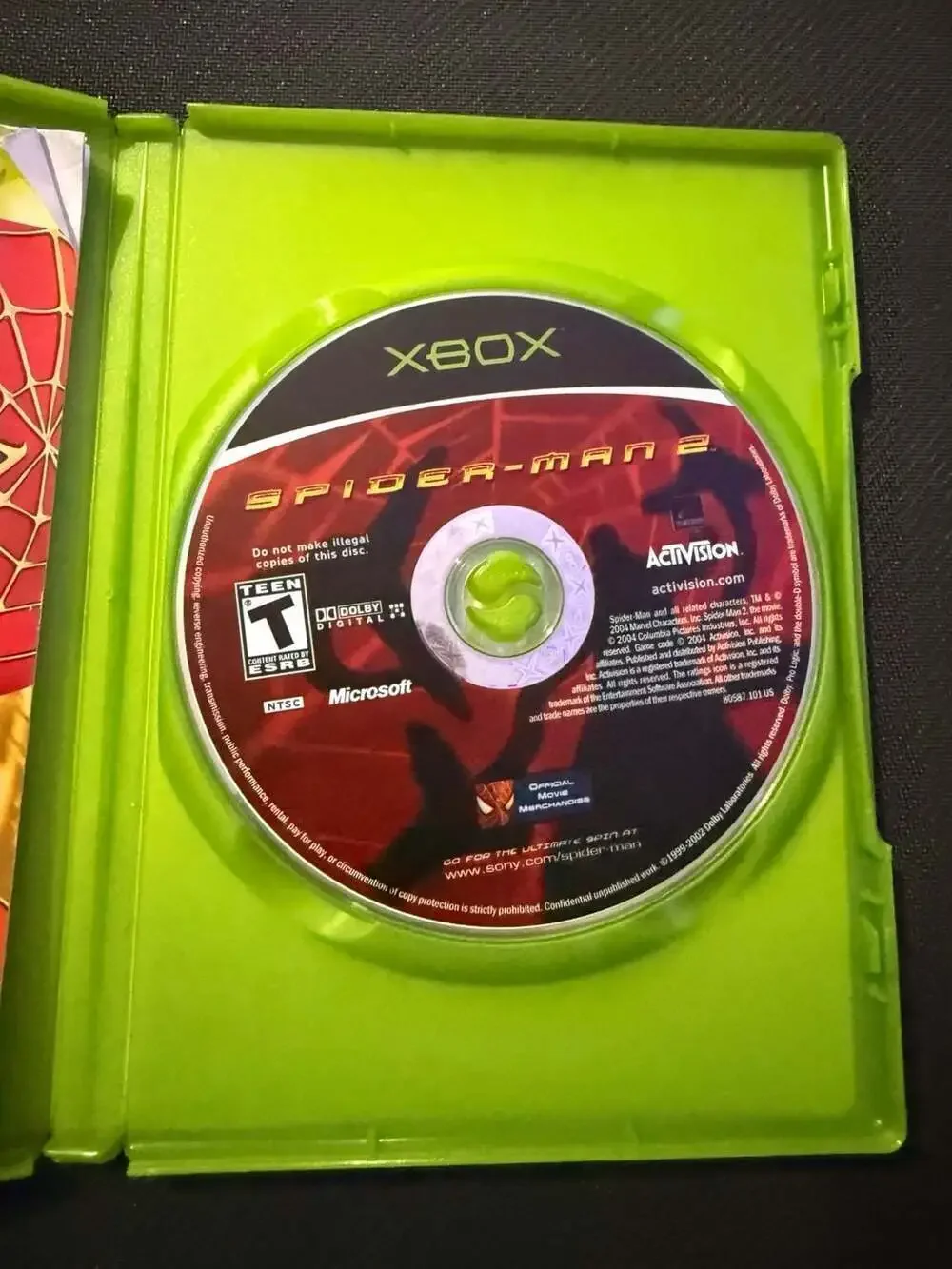 Spider-Man 2 for Original Xbox (2004) - CIB with Manual